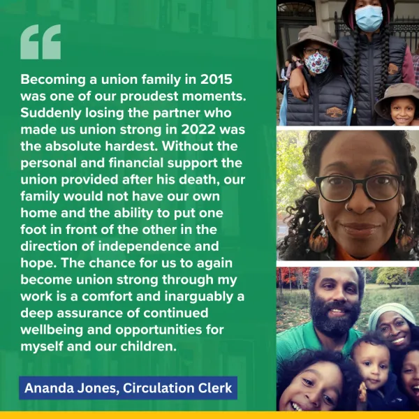 Ananda Jones, Circulation Clerk