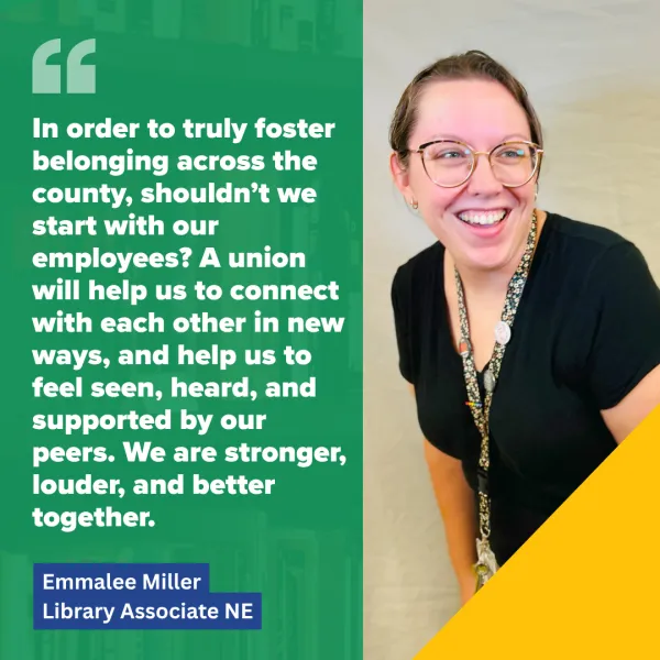 Emmalee Miller, Library Associate NE