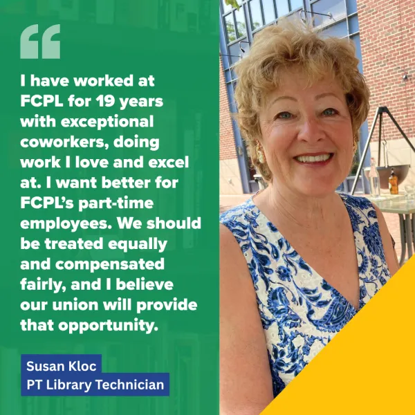 Susan Kloc, PT Library Technician