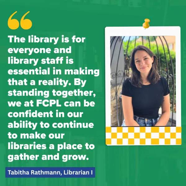 Tabitha Rathmann, Librarian I
